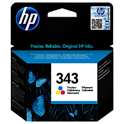 HP 343 Inkjet Cartridge, Colour, C8766EE